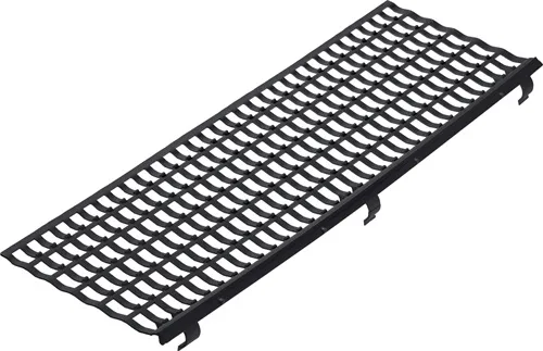 Laubfanggitter B.100-150mm L.1m schwarz PROTEKTOR