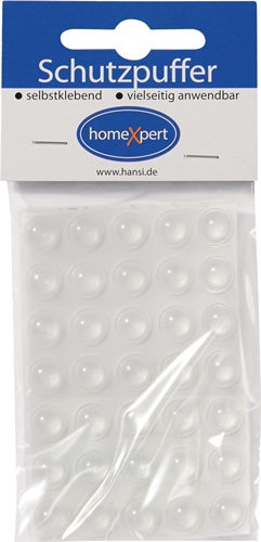 Schutzpuffer Clear 10mm Ku.transp.Linse selbstkl.