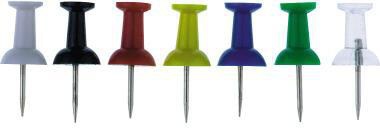 ALCO Pinnwandnadel 662-26 7,5x12mm sortiert 40 St./Pack.