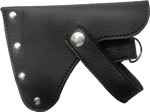 Tasche f.Campingbeil Leder schwarz WAGNUM