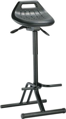 Stehhilfe Integralschaum Sitz-H.640-840mm STA schwarz klappbar