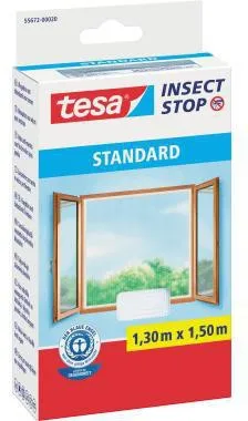 tesa Fliegengitter standard 55672-00020-02 1,3x1,5m weiß