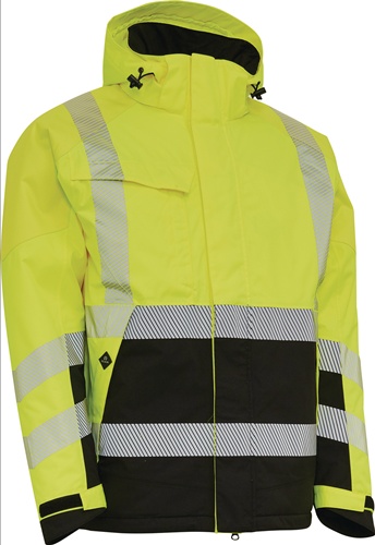 Warnschutz-Winterjacke VISIBLE XTREME warngelb/schwarz ELKA RAINWEAR
