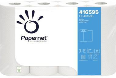 Papernet Küchenrolle 416595 26x22cm 2la. weiß 4 St./Pack.