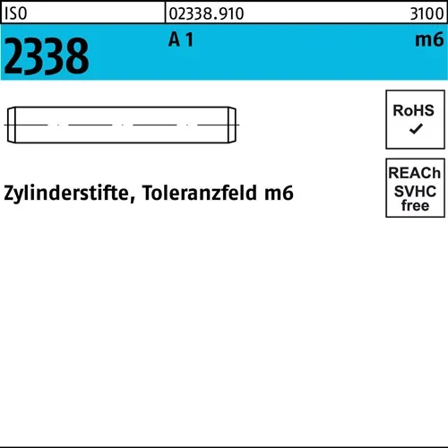 Zylinderstift ISO 2338 5 m6x 14 A 1 200 Stück