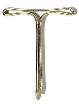 ALCO Musterbeutelklammer 590/41 4x16mm messing 100 St./Pack.