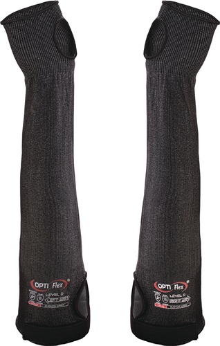 Armschützer BUENOS AIRES 45cm schwarz-melange EN388/EN407 PSA II OPTIFLEX