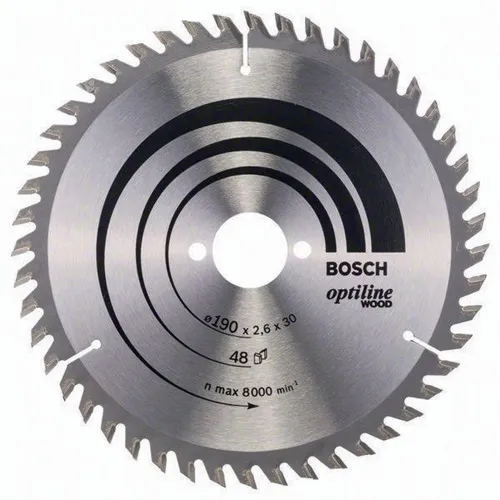 Bosch Kreissägeblatt PRO Wood AD 190mm Z.48 WZ Bohr.30mm Schnitt-B.2,6mm