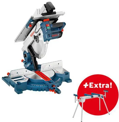 Bosch Kombinationssäge GTM 12JL GTA 2600 Aufnahme-L.1800W Sägeblatt-D.305mm
