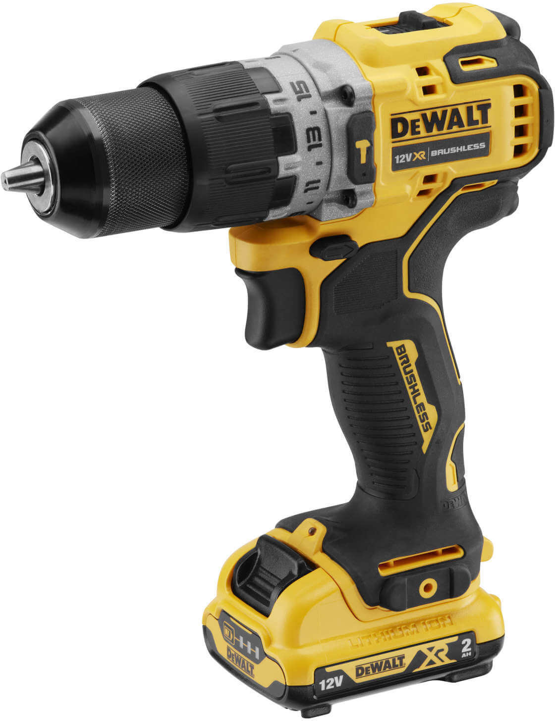 DEWALT DCD706D2-QW Akku-Schlagbohrschrauber, 12V / 2 Ah