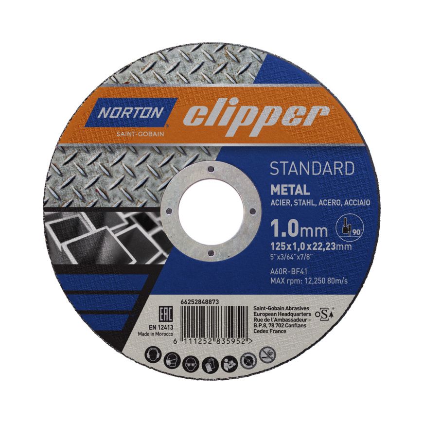 Norton Clipper STANDRAD Trenn- & Schruppscheibe METALL-INOX Typ 41