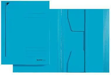 Leitz Jurismappe 39240035 DIN A4 3Klappen Karton blau