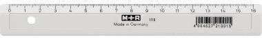 M+R Lineal 711160000 Kunststoff 16cm glasklar