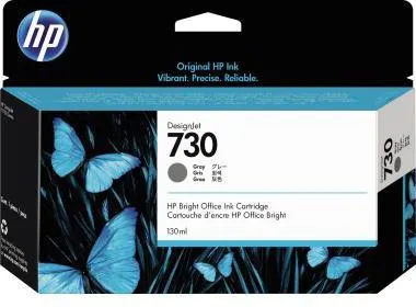 HP Tintenpatrone P2V66A Nr.730 130ml grau