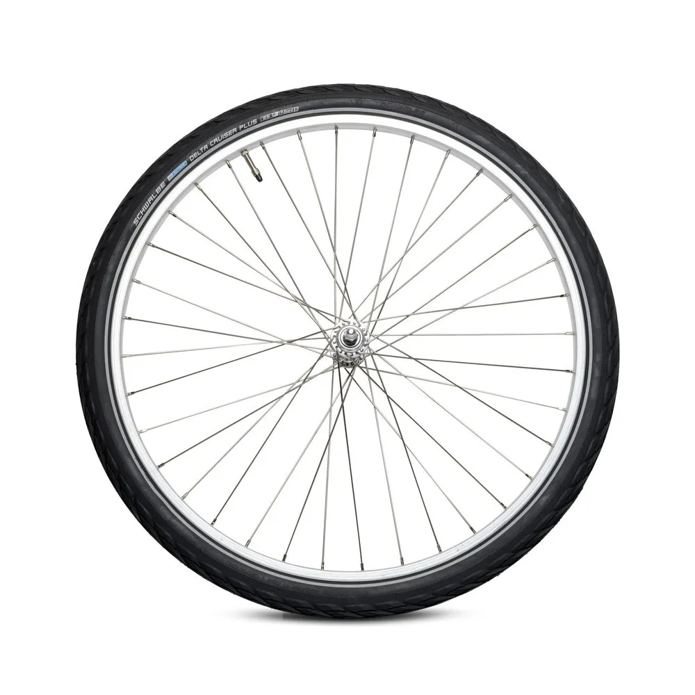 Vorderrad für Betriebsfahrrad Ameise®, mit verstärkten Nirospeichen
