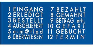 COLOP Datumstempel mini info-dater S120/WD 1453100200 blau/grau