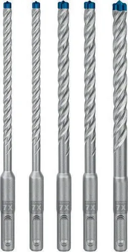 Bosch Hammerbohrersatz Expert SDS plus-7X 5-tlg.SDS Plus Ku.-Kass.m.Euroloch