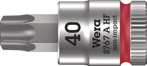 Steckschlüsseleinsatz 8767 A HF TORX® 1/4 Zoll T40 L.28mm WERA