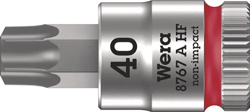 Steckschlüsseleinsatz 8767 A HF TORX® 1/4 Zoll T40 L.28mm WERA