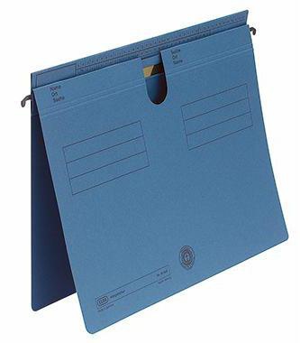 ELBA Hängehefter 100555351 DIN A4 kaufm./Amtsheftung Karton blau