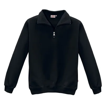 HAKRO Zip-Sweatshirt PREMIUM schwarz (451)