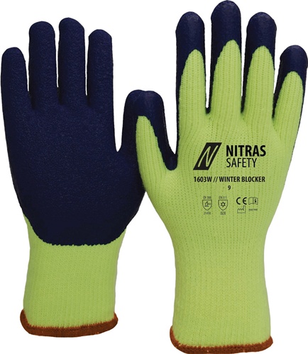 Kälteschutzhandschuhe Winter Blocker EN 388, EN 511 PSA-Kategorie II NITRAS