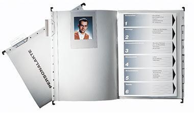 Leitz Personalmappe 300410085 DIN A4 250g Karton grau