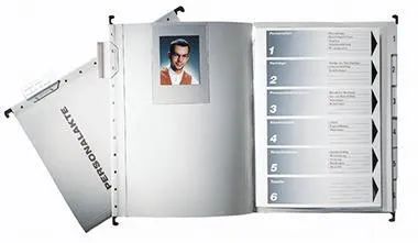 Leitz Personalmappe 300410085 DIN A4 250g Karton grau