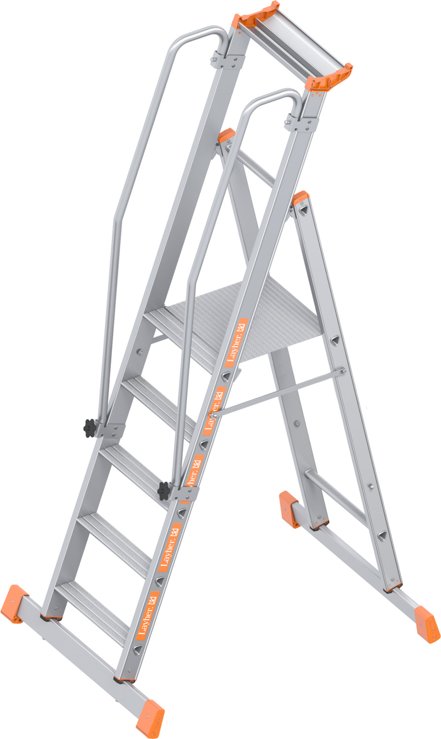 Layher Plattformleiter TOPIC 1074 5 Stufen