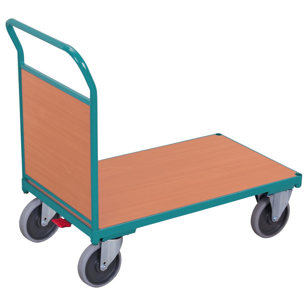 Plattformwagen Ameise®, mit Stirnwand, Ladefläche BxT 600 x 1.030 mm