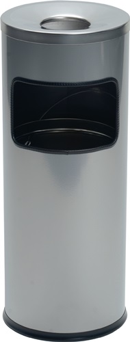 Kombiascher Ø250xH630mm silber Stahlbl.DURABLE