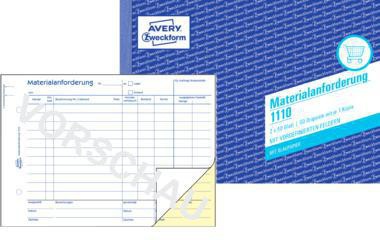 Avery Zweckform Materialanforderung 1110 DIN A5 2x50Bl.