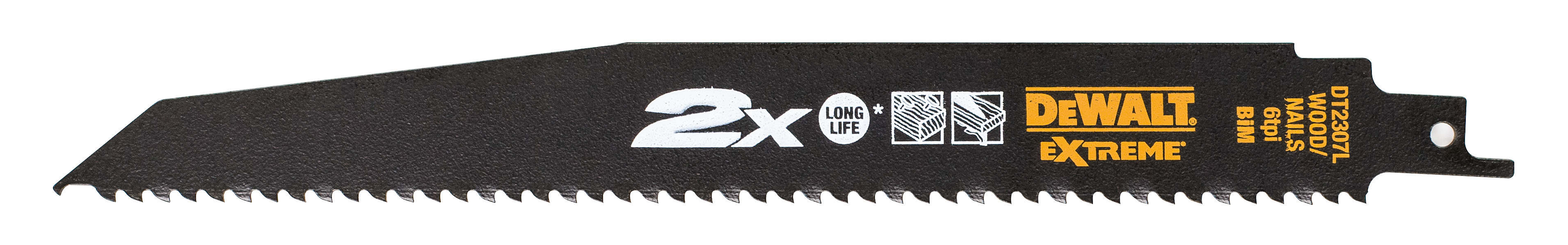 DEWALT DT2307L-QZ Säbelsägeblatt BIM Holz 228 mm 5 Stück