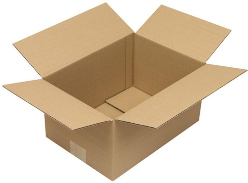Faltkarton 1-wellig Höhenrillung Maße 305x215x160mm A4 Qualität 1.20 B braun