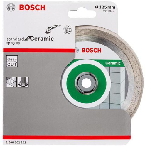 Bosch Diamanttrennscheibe Standard for Ceramic D.125mm Bohrungs-D.22,23mm gesintert