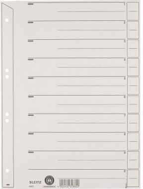 Leitz Trennblatt 60970085 A4 200g Karton gr 100 St./Pack.