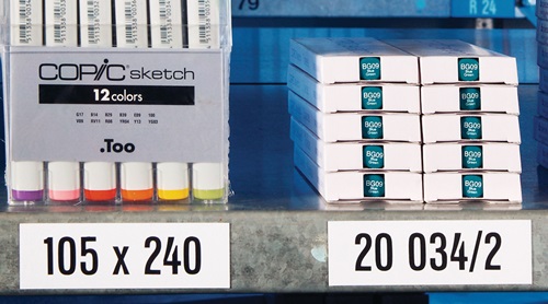 Lagerschild magnetisch 100St./Btl. MAGNETOPLAN