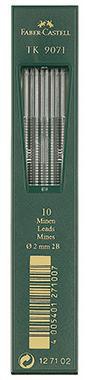 Faber-Castell Fallmine TK 9071 127102 2mm 2B 10 St./Pack.