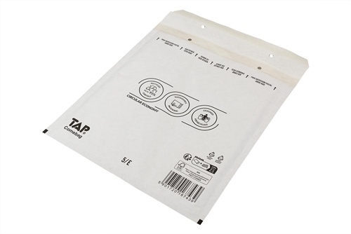 Luftpolsterversandtasche Innenmaß 220x265mm DIN B5 weiß SK-Verschlus TRANSPAK