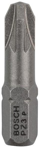 Bosch Schrauberbit Extra-Hart ISO1173 C6.3 PZ 3 L.25mm 1/4Zoll-Außen-6kt 25St.