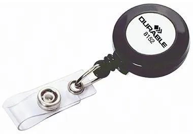 DURABLE Ausweishalter 815258 80cm anthrazit 10 St./Pack.