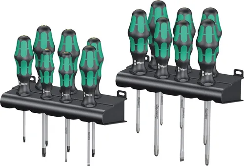 Schraubendrehersatz Kraftform Big Pk.300 14-tlg.Schlitz/PH/PZD/TX 2K-Griff