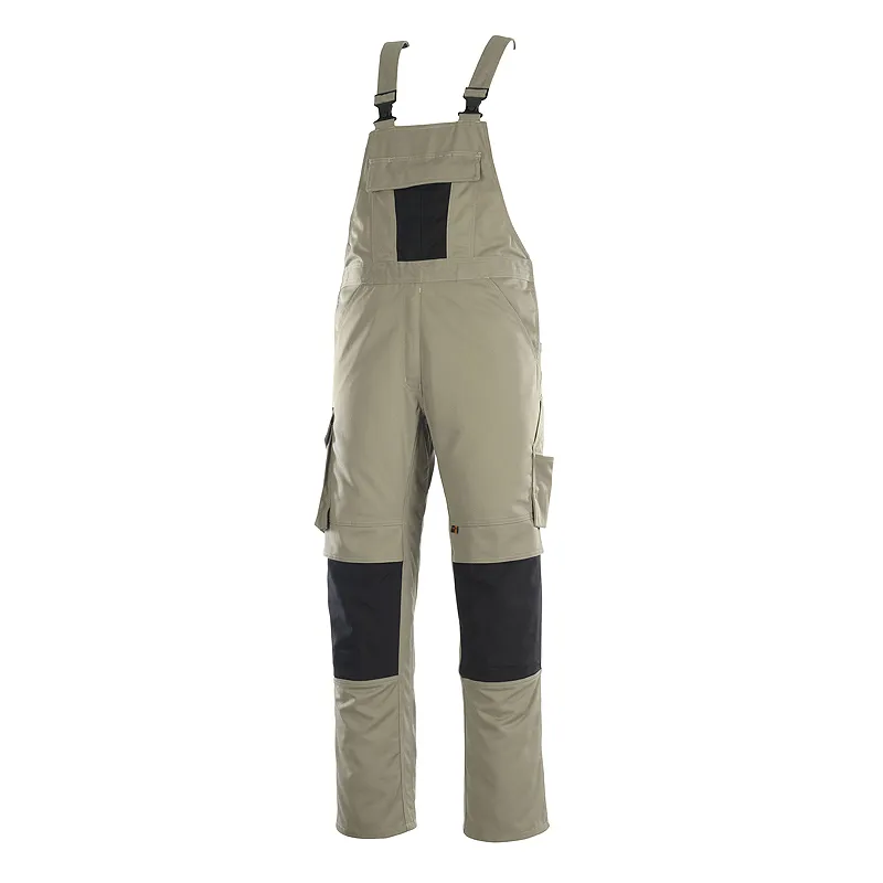 MASCOT Latzhose AUGSBURG hellkhaki/schwarz (12169-442)