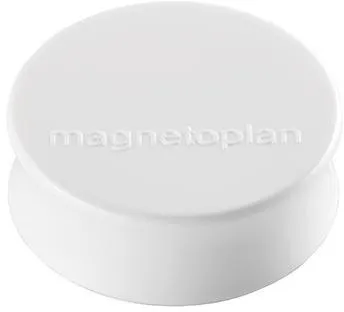 magnetoplan Magnet Ergo Large 1665000 34mm weiß 10 St./Pack.