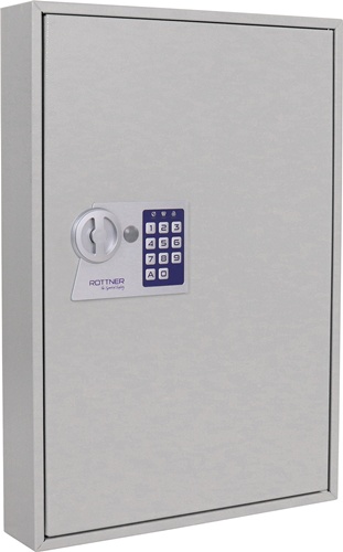 Schlüsselschrank S 100 H550xB380xT80mm 1-türig o.Anz.Hak.100 ROTTNER