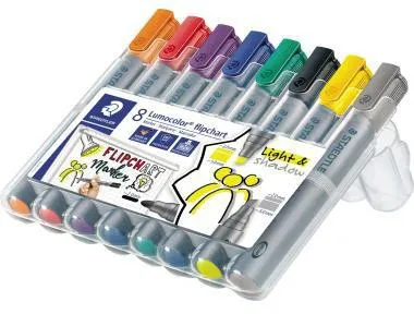 STAEDTLER Flipchartmarker Lumocolor 356 SWP8 sortiert 8 St./Pack.
