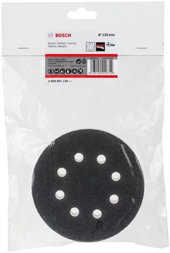 Bosch Schleifwerkzeugadapter Arbeits-D.125mm gelocht m.Klettverschluss