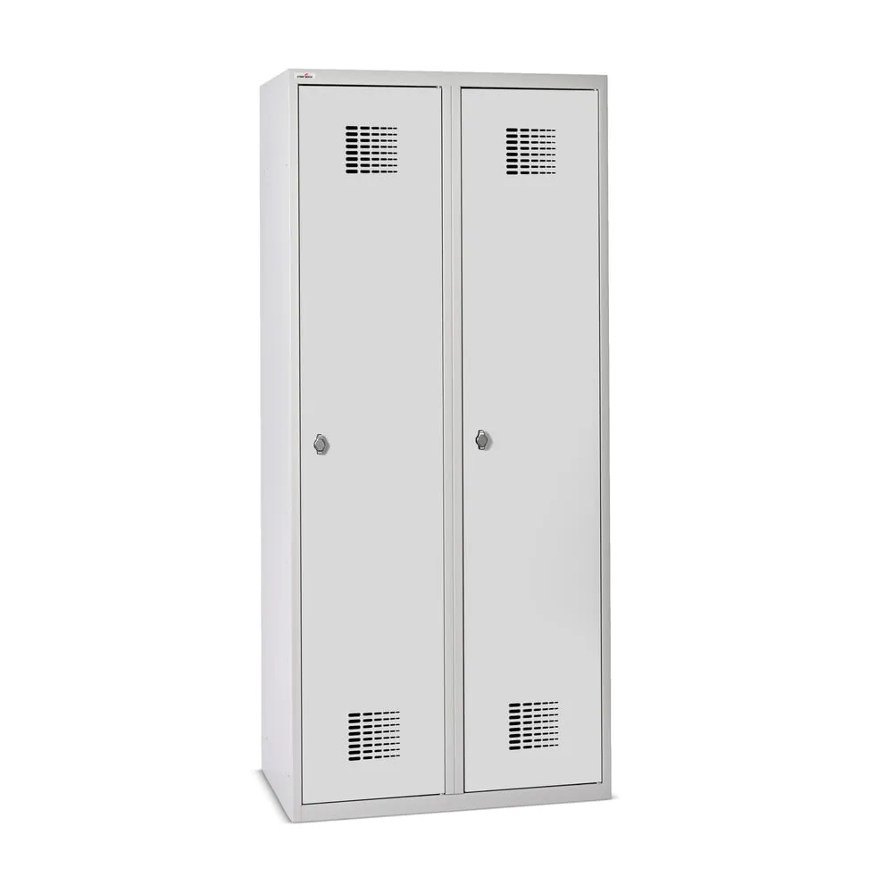 Steinbock® Doppelspind, bodenstehend, 2 Abteile, Mitteltrennwand
