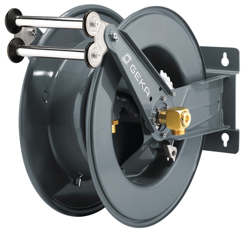 Schlauchaufroller PA30 Anschl.-Gew.33,25mm G 1 AG Zoll pulv.STA GEKA