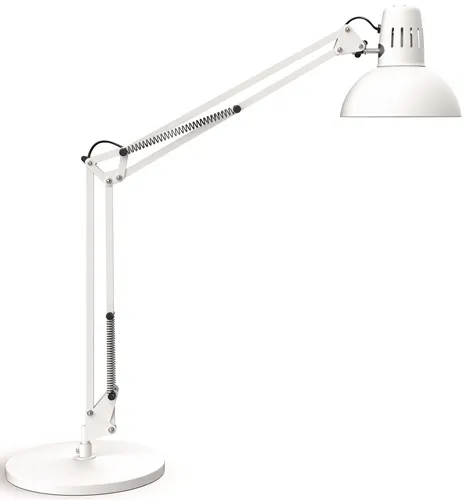 Schreibtischleuchte Metall weiß H.49cm Standfuß LED MAUL